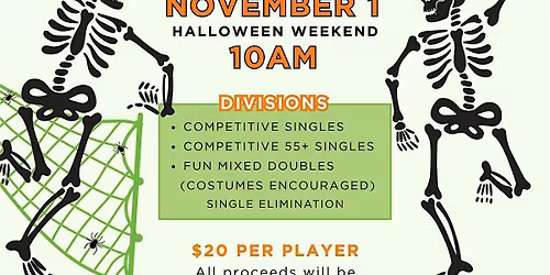 Pickleball Spooktacular Tournament
