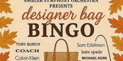 ASO presents Designer Bag Bingo