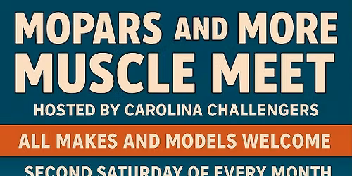 Mopars and More Muscle Meet