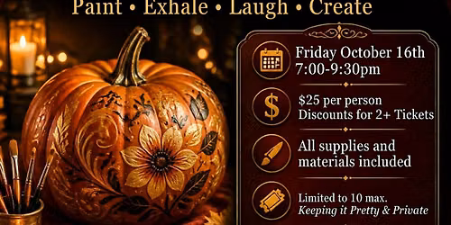 Pretty as a Pumpkin - The Painting Experience