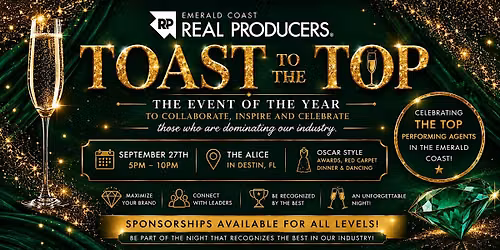 Toast to the Top Emerald Coast Real Producers