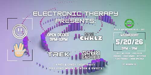 ET Session 43 | Kandi & Candy Theme | CHKLZ, Trek, DrumAndrew, Open Decks