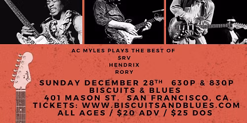 Stratocaster Masters - Stevie Ray Vaughan, Jimi Hendrix, Rory Gallagher