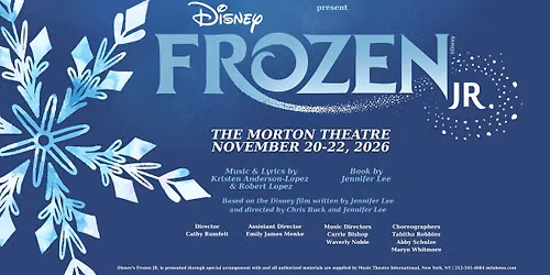 The Studio Athens presents Frozen JR.