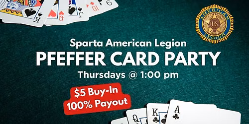 Pfeffer at The Sparta American Legion
