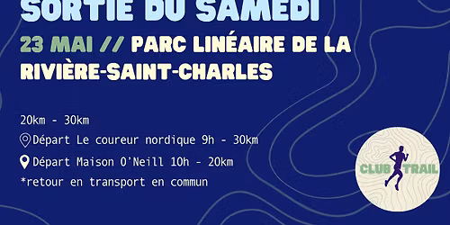 Sortie trail du samedi - 23 mai