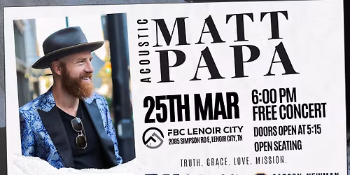 Matt Papa Concert