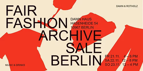 FAIR FASHION ARCHIVE SALE BY DAWN & ROTHOLZ