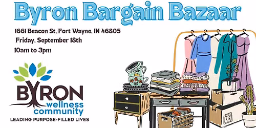 Byron Bargain Bazaar - 6th Annual Yard Sale!
