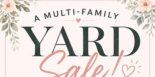 A Multi-Family Yard Sale