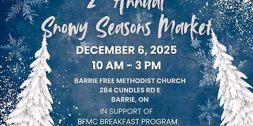 2nd Annual Snowy Seasons Market