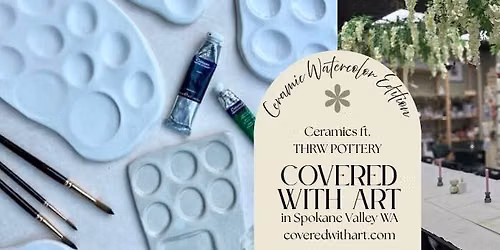 Ceramic Watercolor Palettes with THRW POTTERY