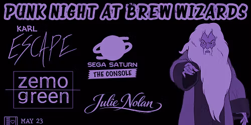 Karl Escape, Sega Saturn The Console, Zemo Green, Julie Nolan at Brew Wizards
