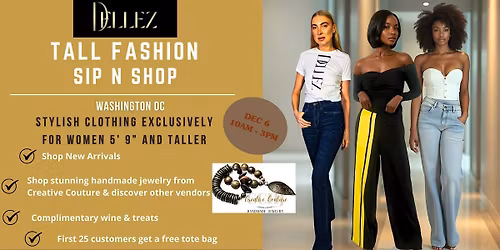 Dellez Tall Fashion -Sip N Shop Event
