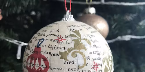 Christmas Decoupage Workshop at Shop From Crisis