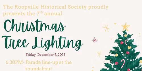 7th Annual Roopville Christmas Tree Lighting