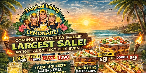Tropical Viking Lemonaade! is Coming to Wichita Falls\u2019 LARGEST Garage Sale! 