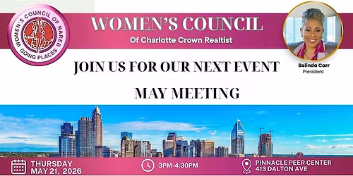 WCCCR May Monthly Meeting 2026