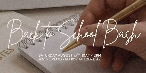 Back to School Bash