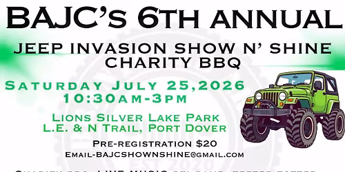 Jeep Invasion Show n Shine Charity BBQ