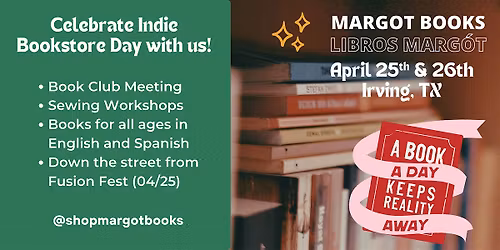 Indie Bookstore Pop-Up (Irving, TX)