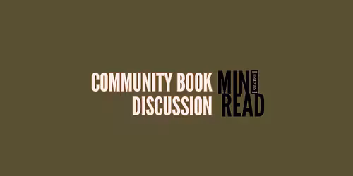 Community Book Discussion