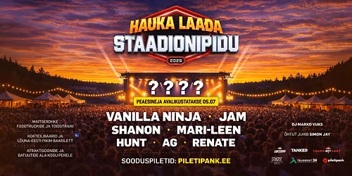 HAUKA LAADA STAADIONIPIDU 2026\ud83d\udd25