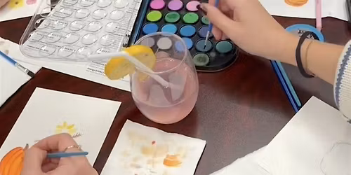 Thanksgiving Watercolor Social (Beginner Friendly)