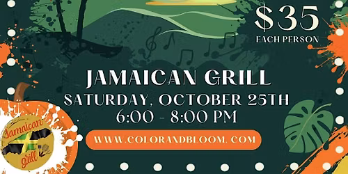 Color and Bloom: Reggae Night x Paint & Sip