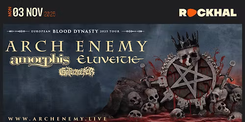 ARCH ENEMY, AMORPHIS & ELUVEITIE \u2022 Rockhal, Luxembourg
