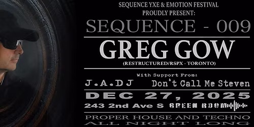 Sequence - 009: Greg Gow