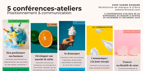 Conf\u00e9rence-atelier : Trouver sa client\u00e8le de c\u0153ur