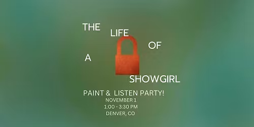 Taylor Swift's The Life Of A Showgirl Paint & Listen Party!