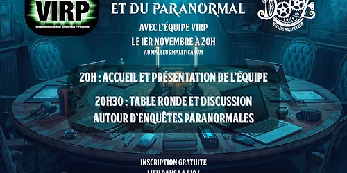 Soir\u00e9e de l'\u00e9trange et du Paranormal 