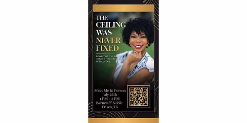 Book Signing with Author Tanisha Cowley | The Ceiling Was Never Fixed