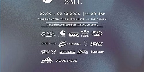 Streetwear Archive Sale K\u00f6ln-Nippes