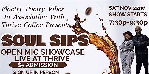 The Thrive Open Mic Showcase