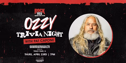 Ozzy Osbourne trivia at Soundgrowler Brewing in Tinley Park!