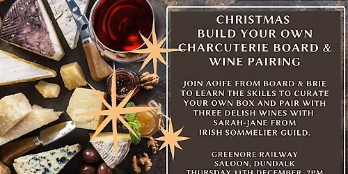 Christmas Build your own cheeseboard and Wine tasting