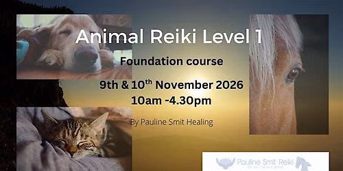 Animal Reiki level 1 (foundation) (2 days)