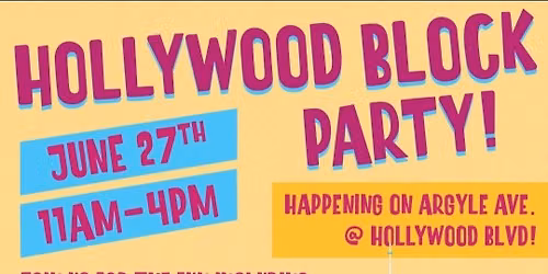 GSCLA goes to the HOLLYWOOD BLOCK PARTY 