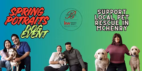 Bring your dog to McHenry for free spring time portraits