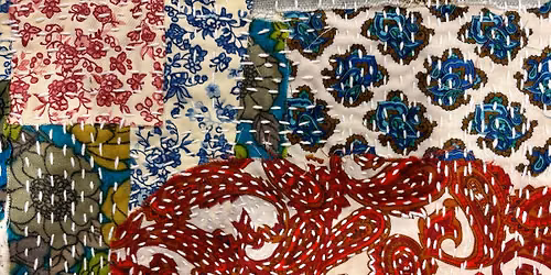 FREESTYLE STITCHED QUILT with Sandra D'Mello