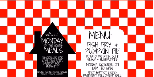 FISH FRY & PUMPKIN PIE!