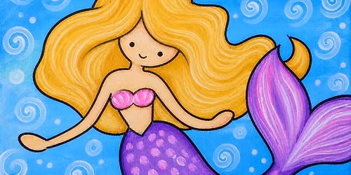 Kids Paint Along "Mermaid" 