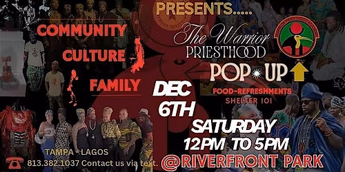 Warrior Priesthood Pop-Up