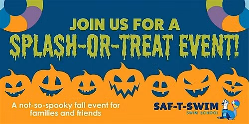 Halloween Splash or Treat at Saf-T-Swim Garden City