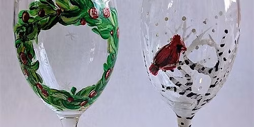 Holiday Glassware Painting