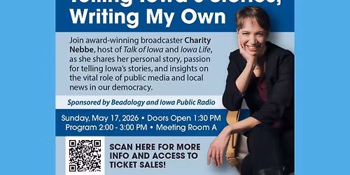 Charity Nebbe: Telling Iowa's Stories, Writing My Own