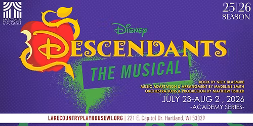 YOUTH AUDITIONS - Disney's Descendants The Musical